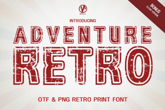 Adventure Retro: Vintage Font for Bold Design