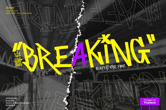 Breaking: The Avant-Garde Font for Urban Design
