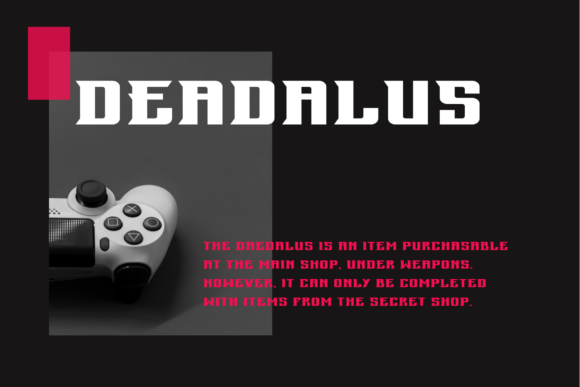 Deadalus: Elevate Your Design with Distinctive Typography