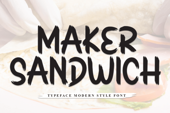 Maker Sandwich: A Quirky Display Font for Creative Impact