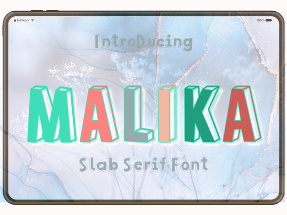 Malika: A Simple, Quirky Font for Creative Projects