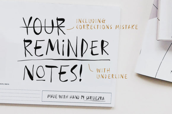 Reminder Notes: Elevating Visual Design with Quirky Charm