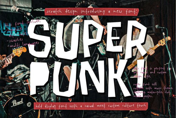 Super Punk: Bold Display Typography for Modern Brands